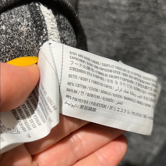 Abercrombie & Fitch Charcoal Zip-Up Hoodie - Picture 6 of 6